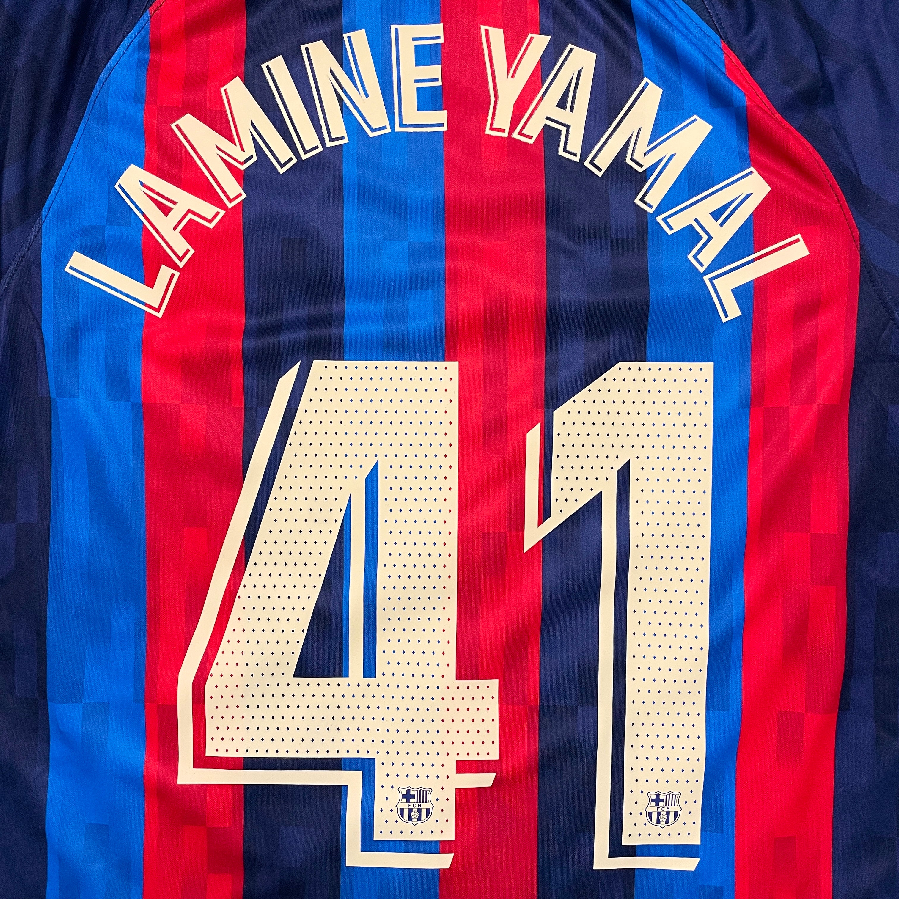 2022-2023 FC Barcelona home football shirt #41 Lamine Yamal