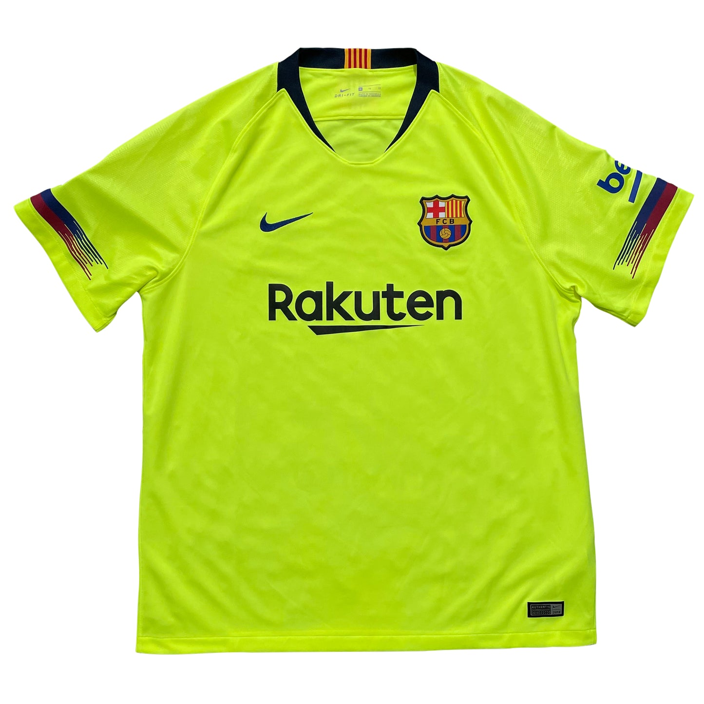 <tc>2018-2019 FC Barcelona camiseta visitante (XL)</tc>