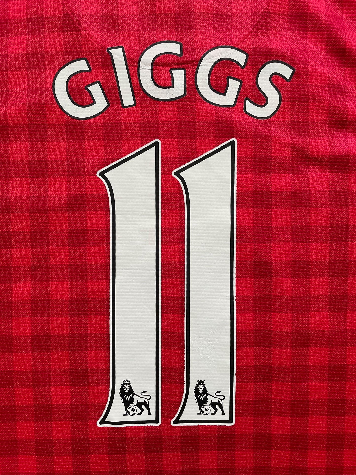 2012-2013 Manchester United FC home shirt #11 Giggs (L)