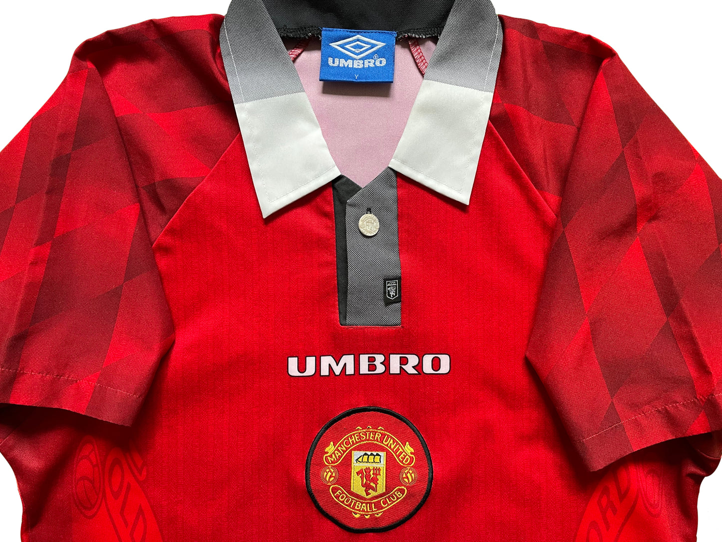 <tc>1996-1997 Manchester United FC camiseta local (Y/S)</tc>