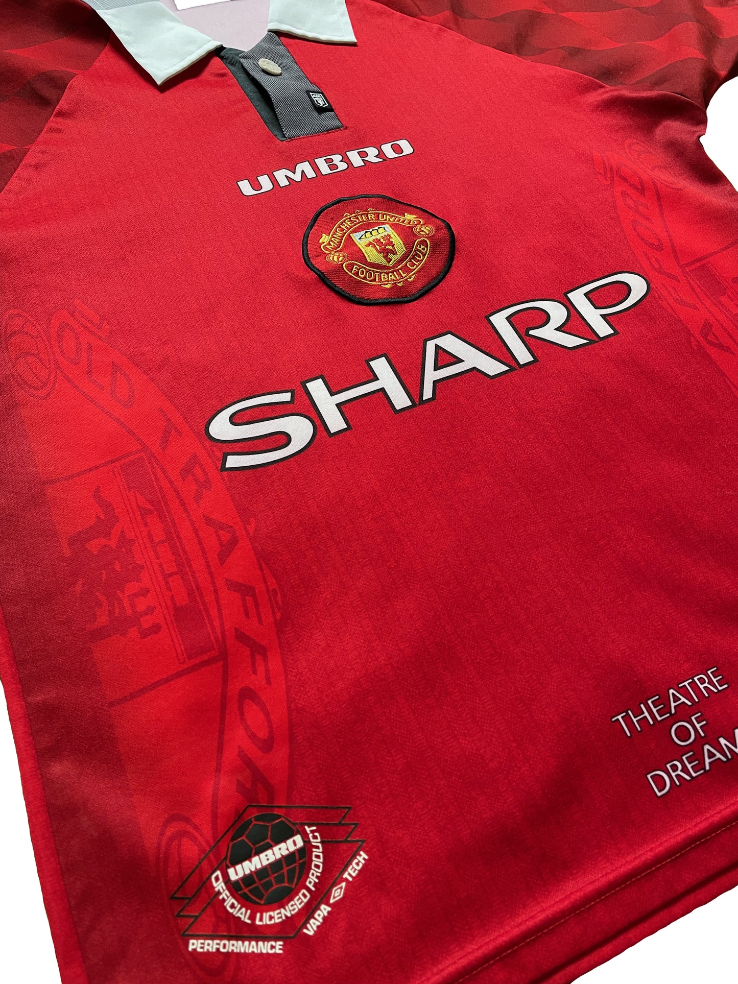 1996-1997 Manchester United FC home shirt (Y/S)