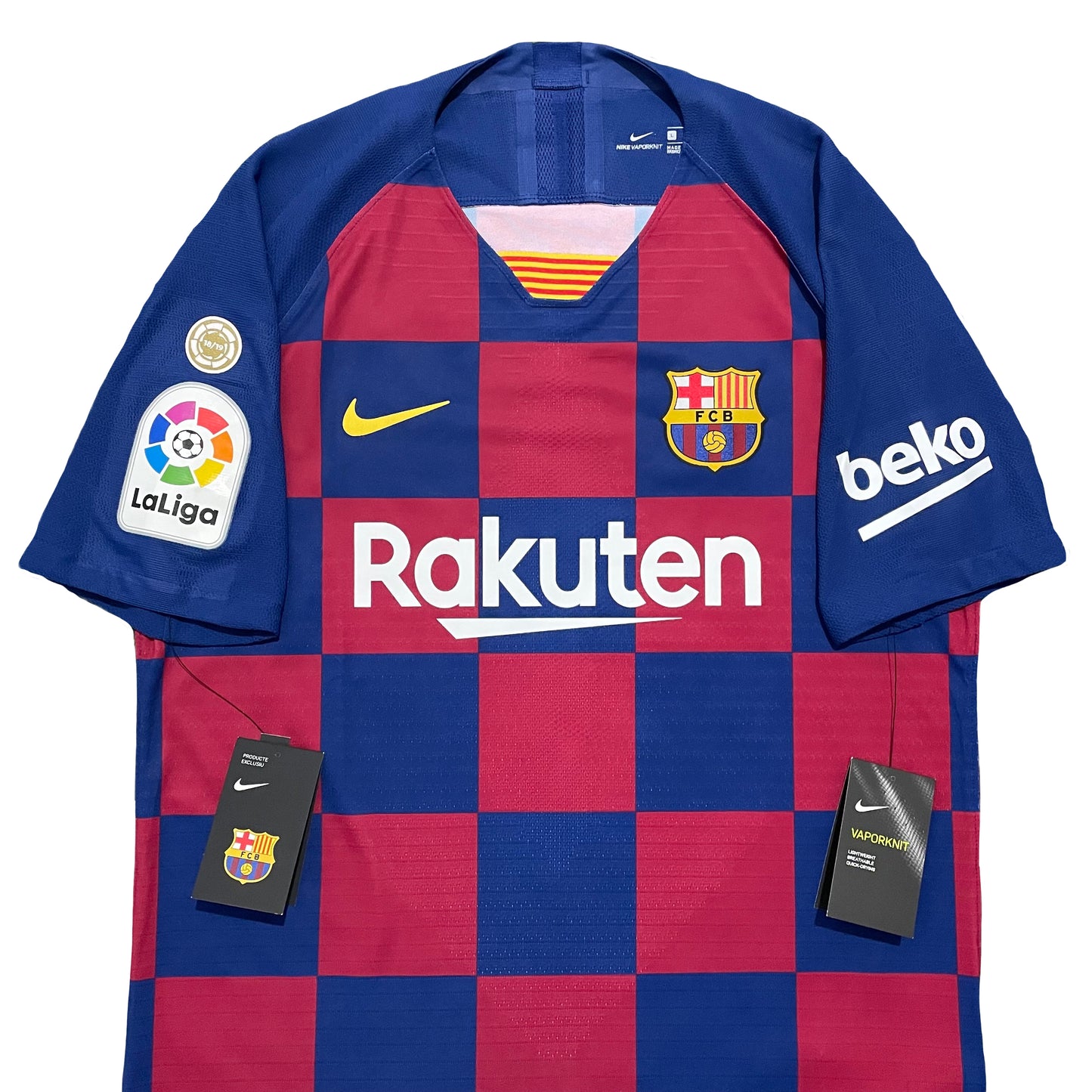 <tc>2019-2020 FC Barcelona camiseta local versión match #10 Messi (S, M, L, XXL)</tc>