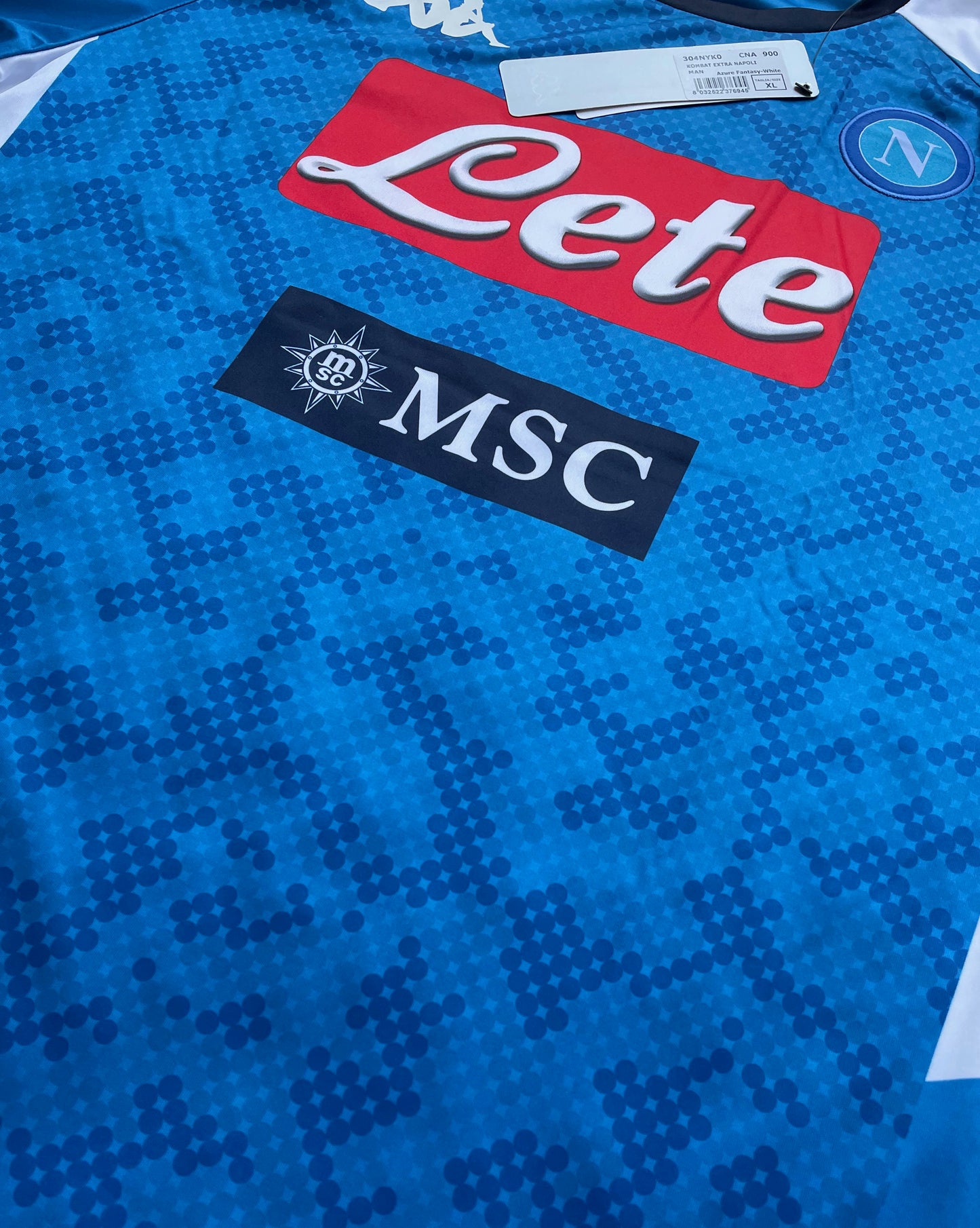 2019-2020 SSC Napoli home shirt (L, XL)