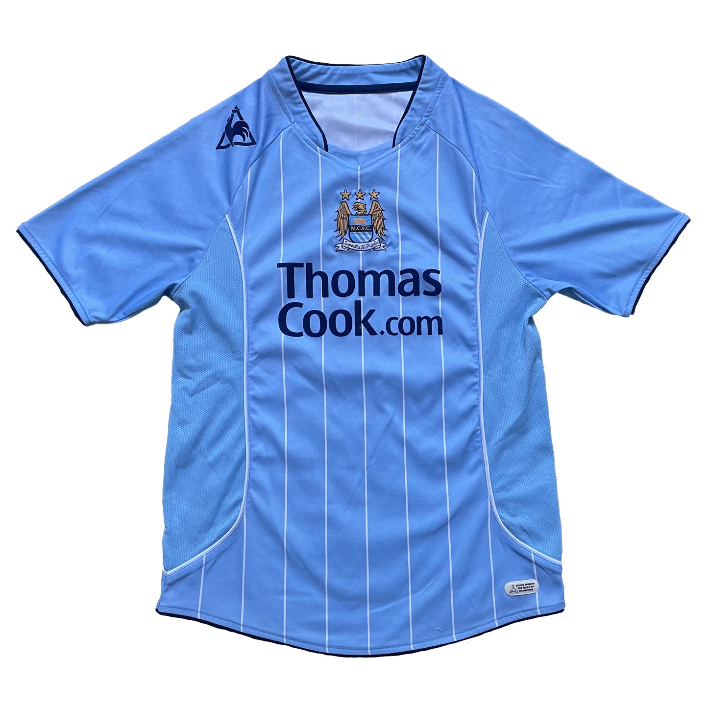 2007-2008 Manchester City home shirt (S)