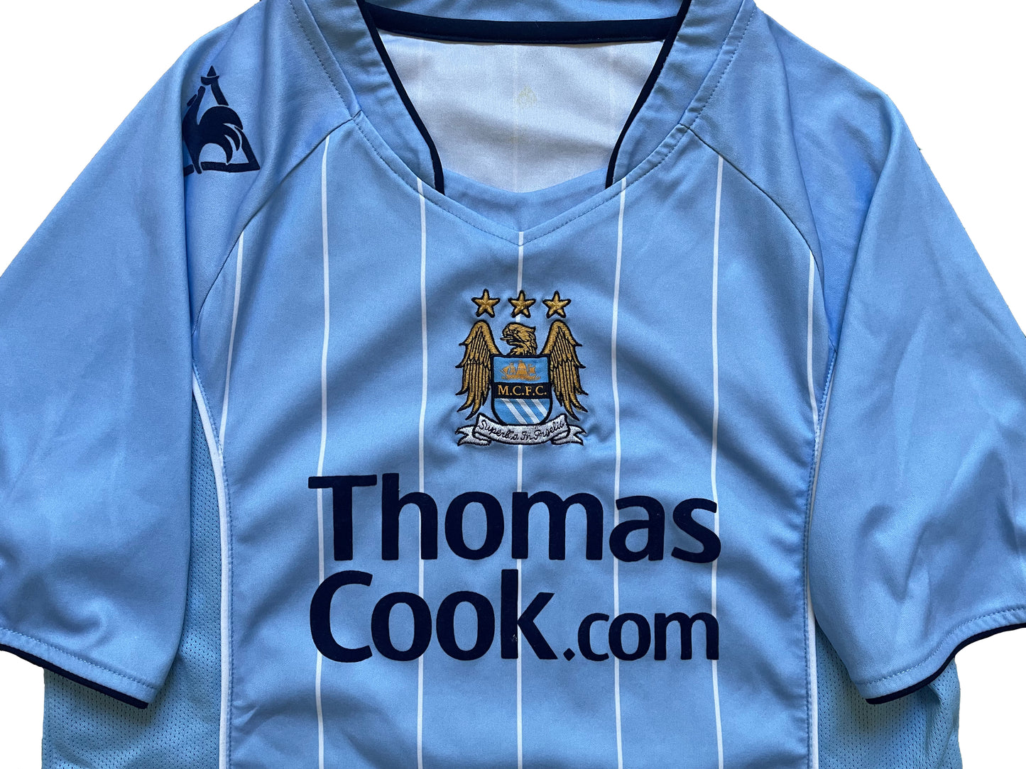 2007-2008 Manchester City home shirt (S)