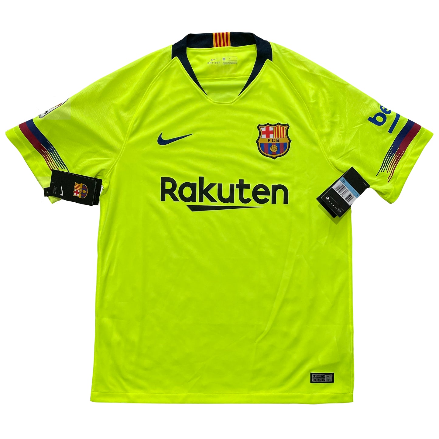 2018-2019 FC Barcelona camiseta visitante (S)