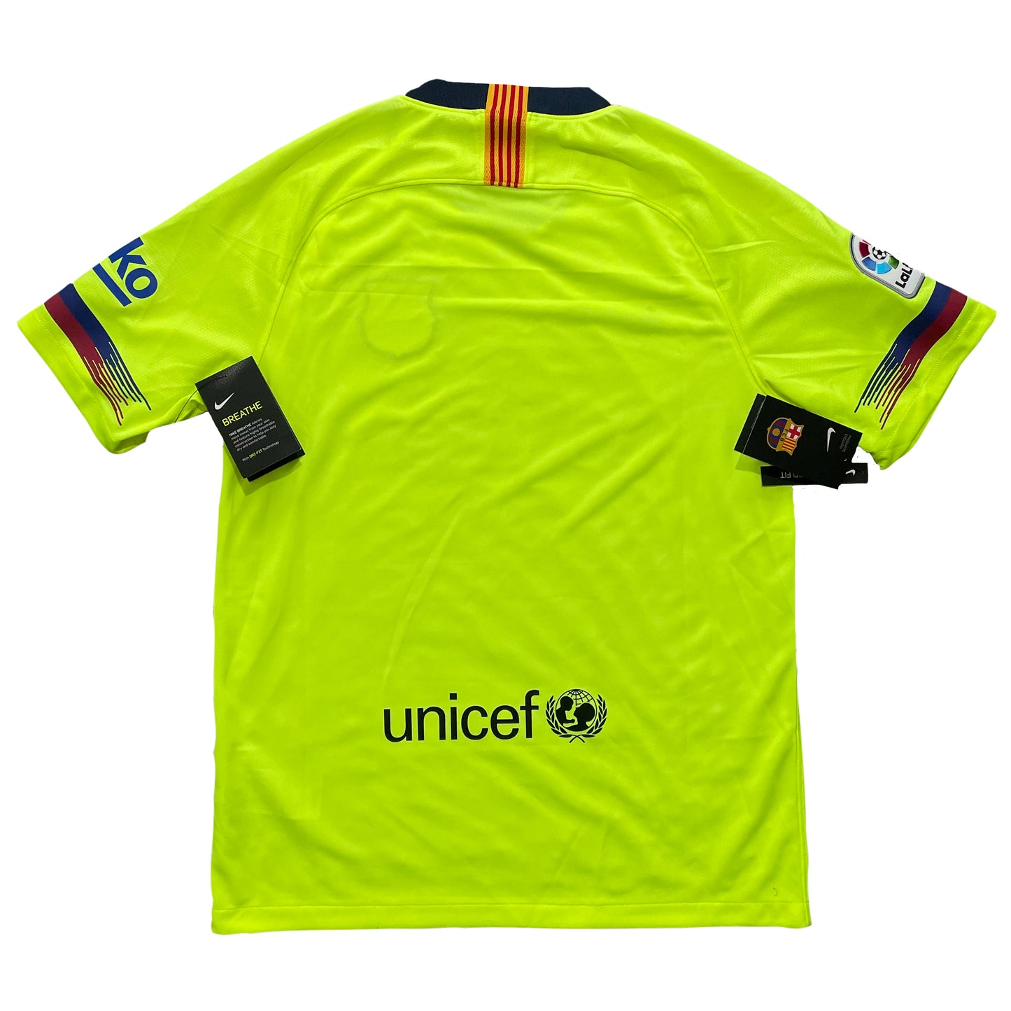 <tc>2018-2019 FC Barcelona camiseta visitante (S)</tc>