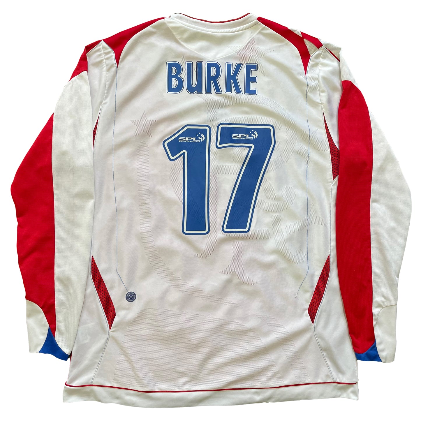 <tc>2006-2007
Rangers camiseta visitante #17 Burke (L)</tc>