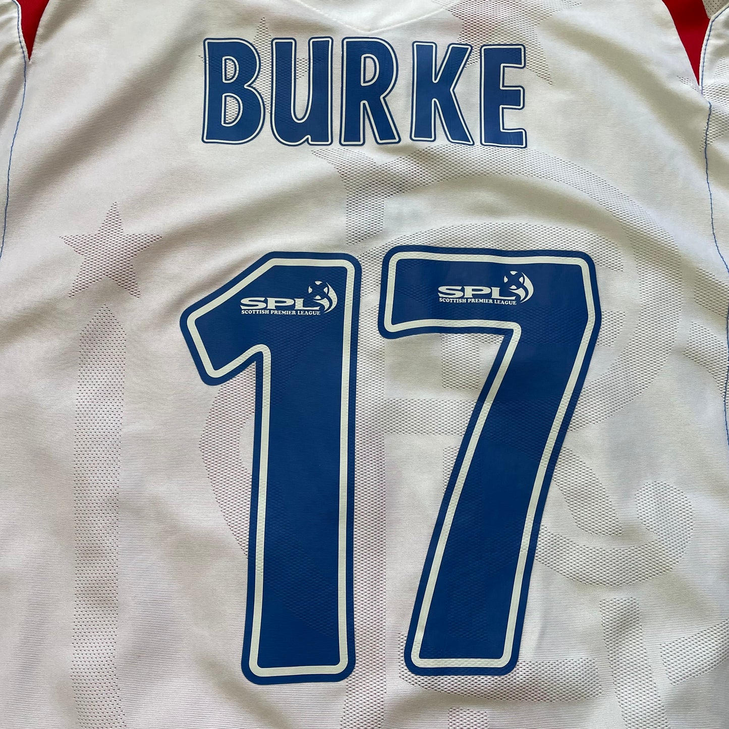 2006-2007 Rangers away shirt #17 Burke (L)