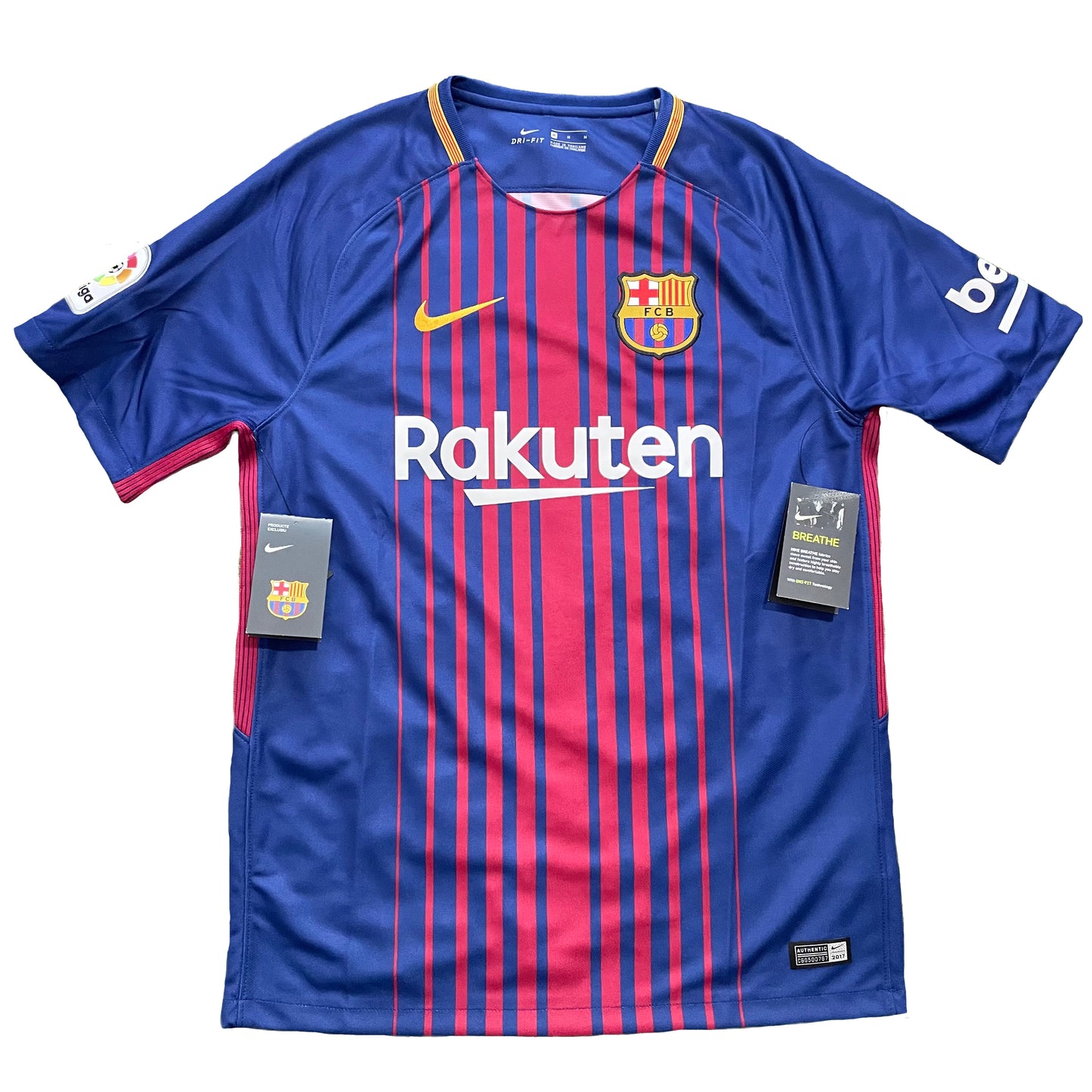2017-2018 FC Barcelona home shirt #9 Suárez (M, XL)