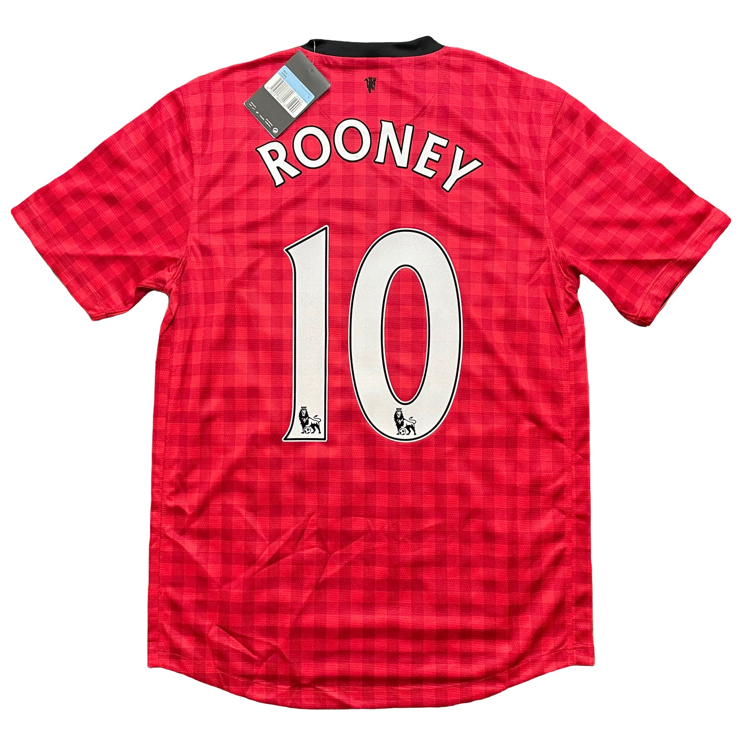2012 2013 Manchester United FC home shirt 10 Rooney M