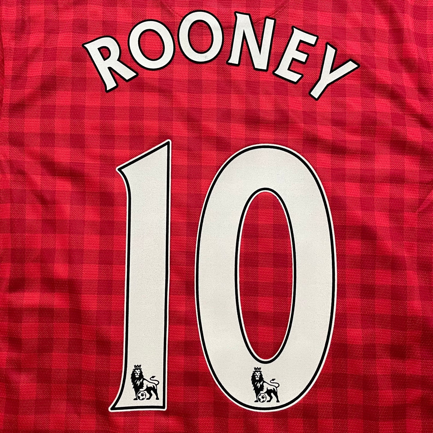 2012-2013 Manchester United FC home shirt #10 Rooney (M)