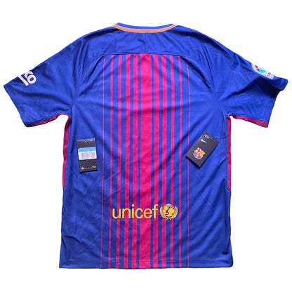 2017-2018 FC Barcelona camiseta local (XL)