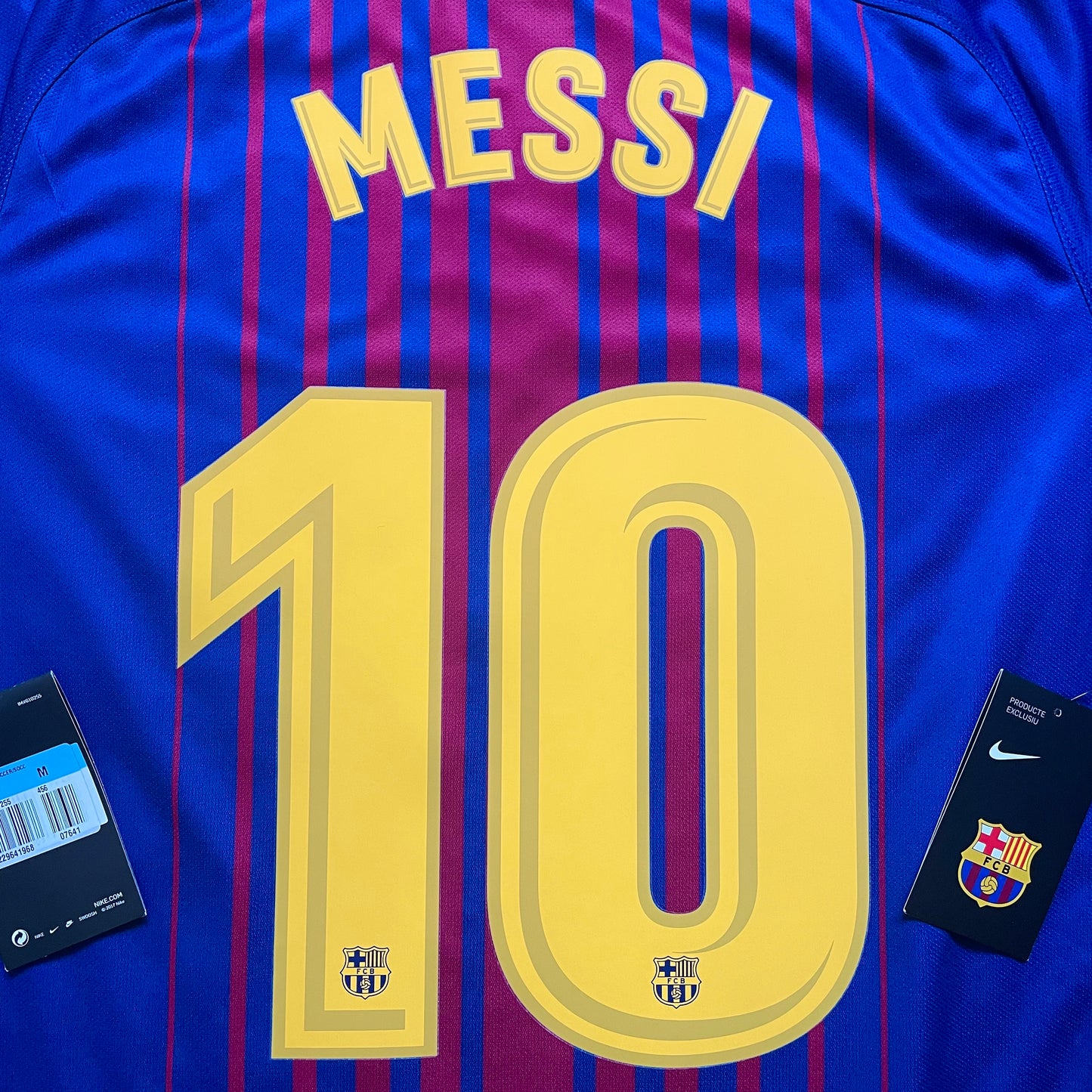 2017-2018 FC Barcelona camiseta local #10 Messi (XL)