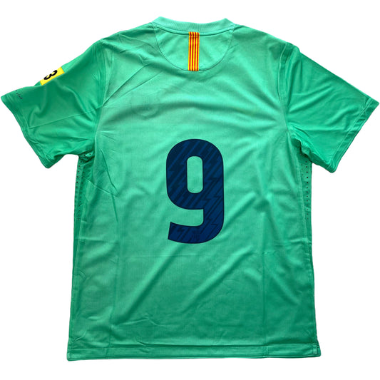 2010-2011 FC Barcelona pre-season Player Issue away shirt #9 Ibrahimovic (XL)