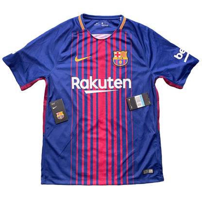 2017-2018 FC Barcelona camiseta local #10 Messi (Número de homenaje) (S)