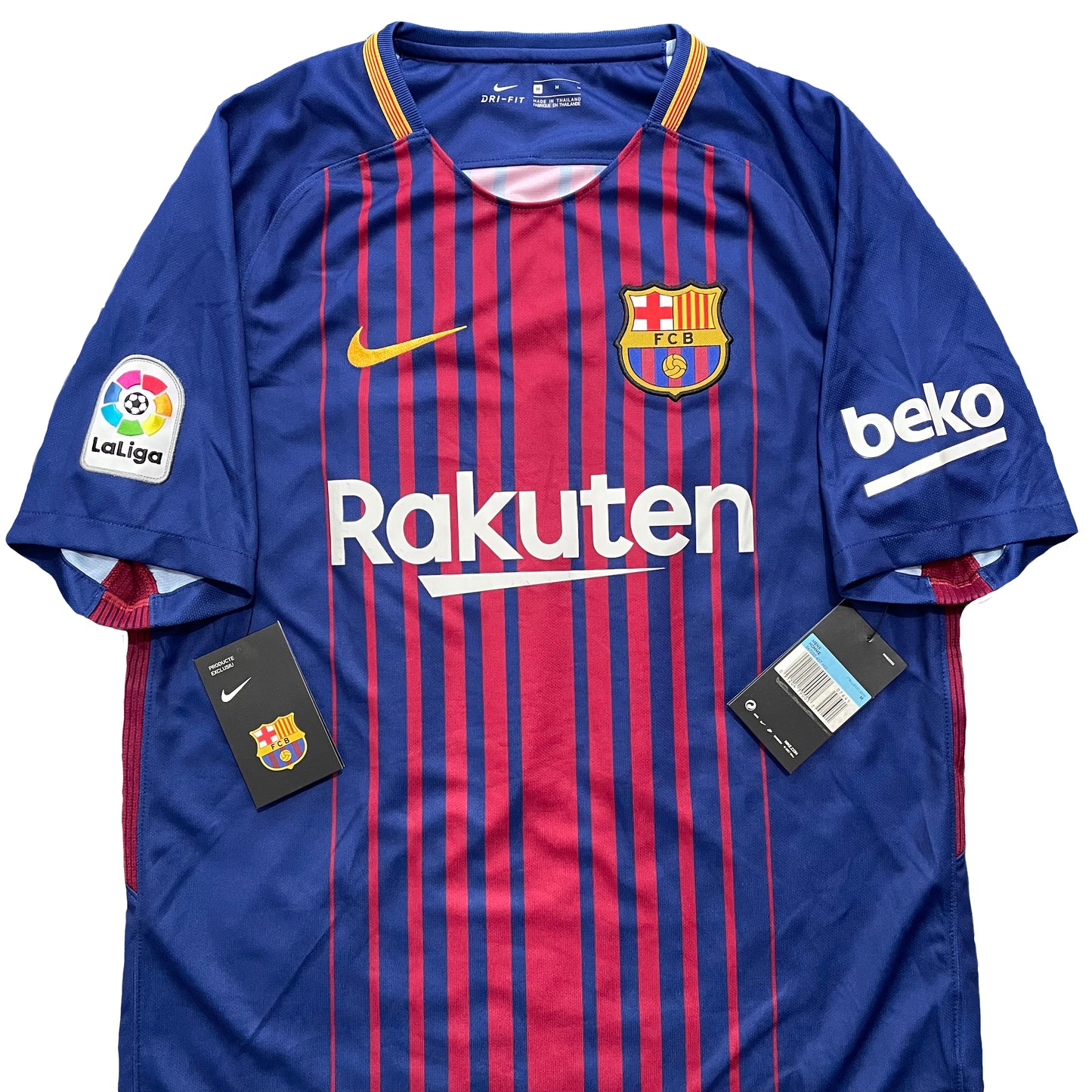 2017-2018 FC Barcelona camiseta local #10 Messi (Número de homenaje) (S)
