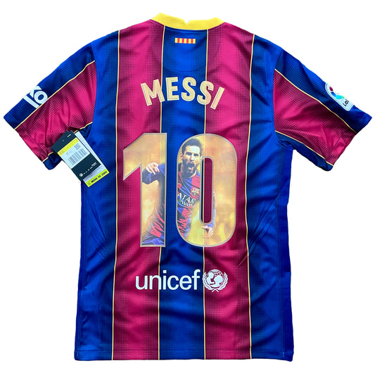 <tc>2020-2021 FC Barcelona camiseta local #10 Messi (Número de homenaje) (M, L, XL)</tc>