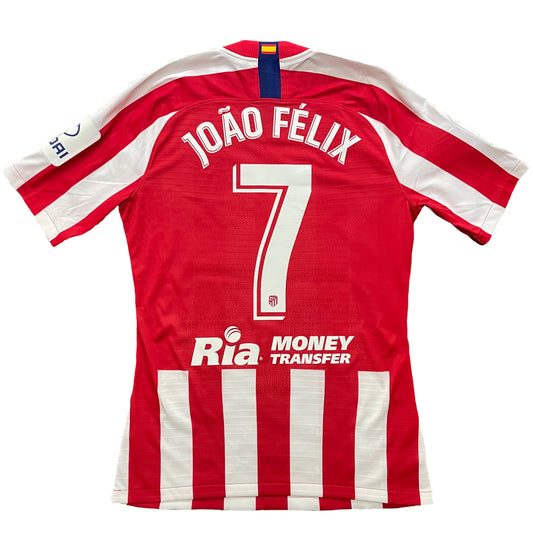 <tc>2019-2020 Atlético de Madrid Match Issue camiseta local LaLiga #7 João Félix (M)</tc>