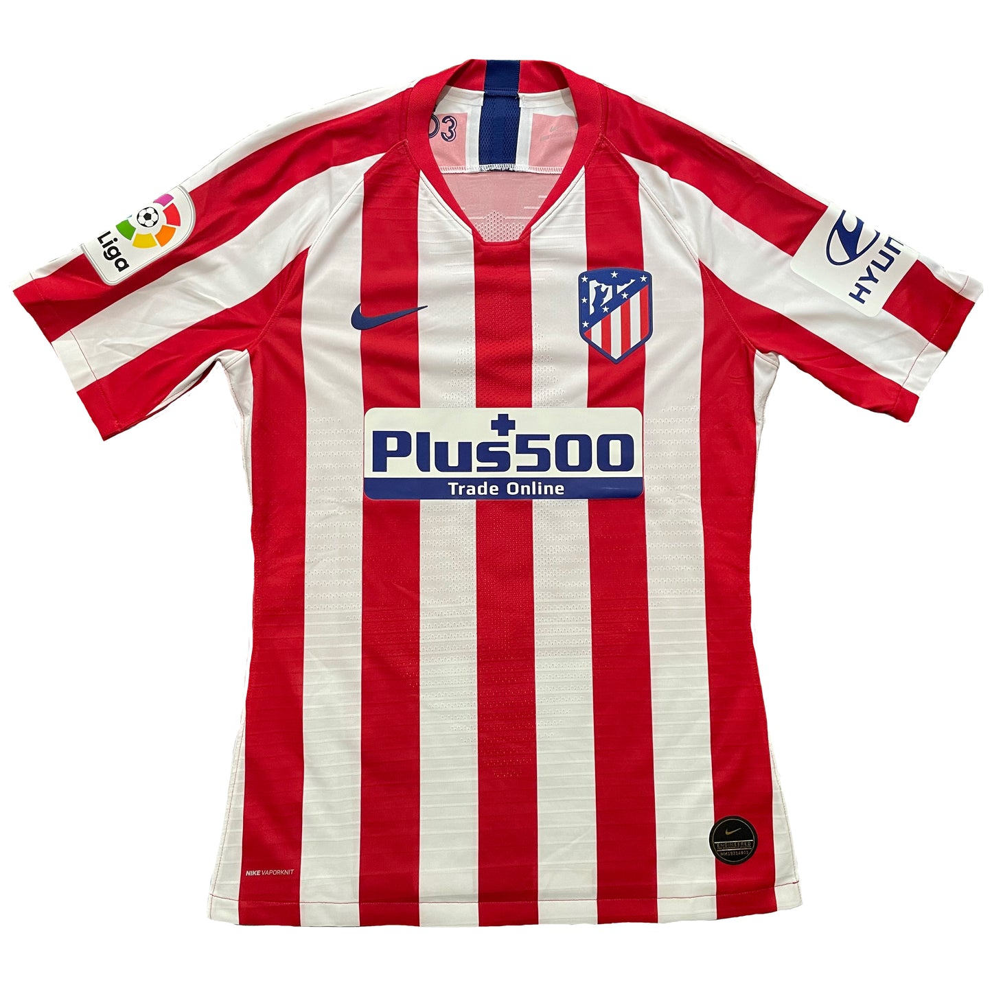 2019-2020 Atlético de Madrid Match Issue LaLiga home shirt #7 João Félix (M)