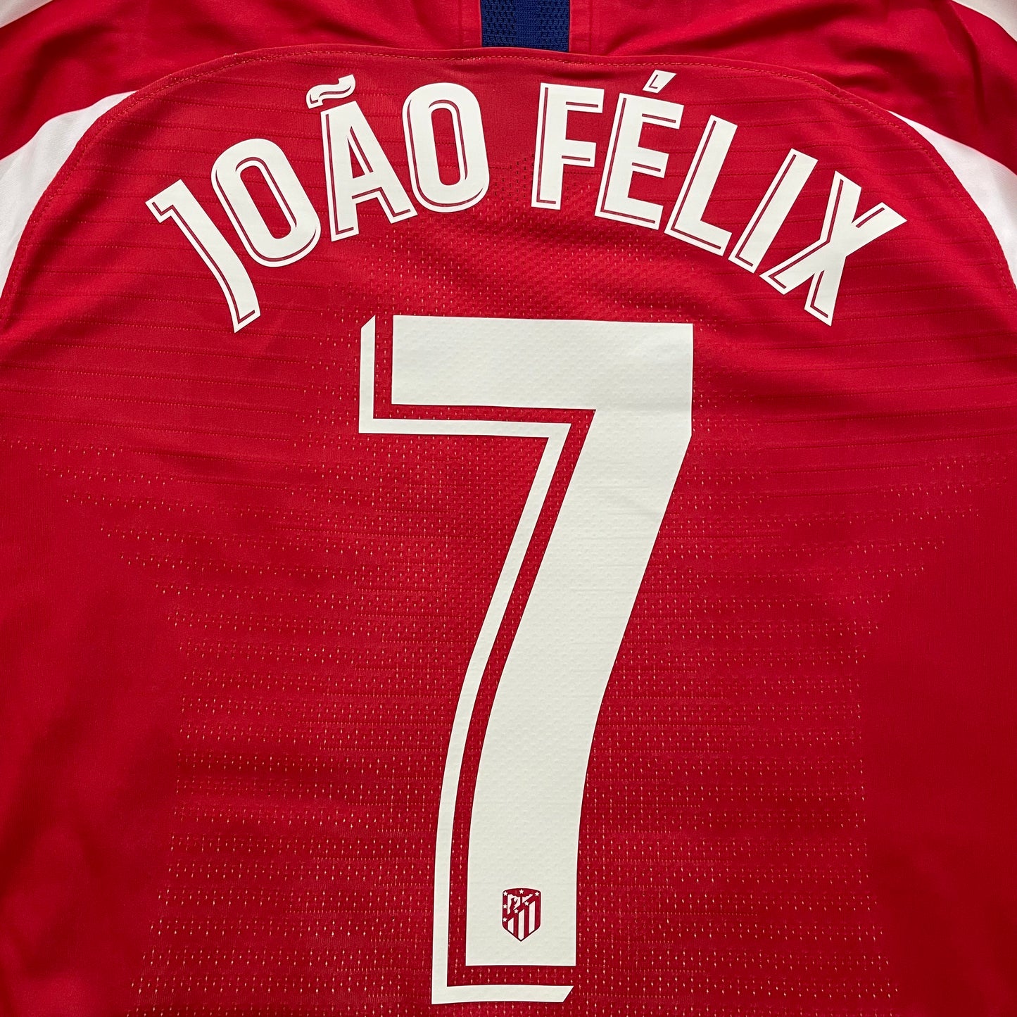 2019-2020 Atlético de Madrid Match Issue LaLiga home shirt #7 João Félix (M)