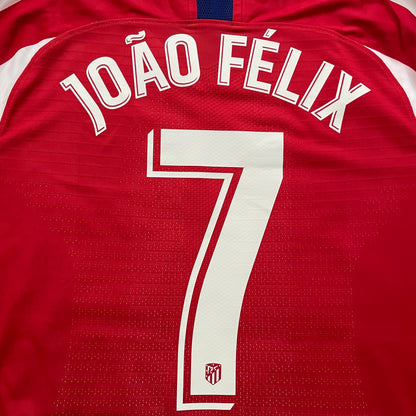 2019-2020 Atlético de Madrid Match Issue LaLiga home shirt #7 João Félix (M)