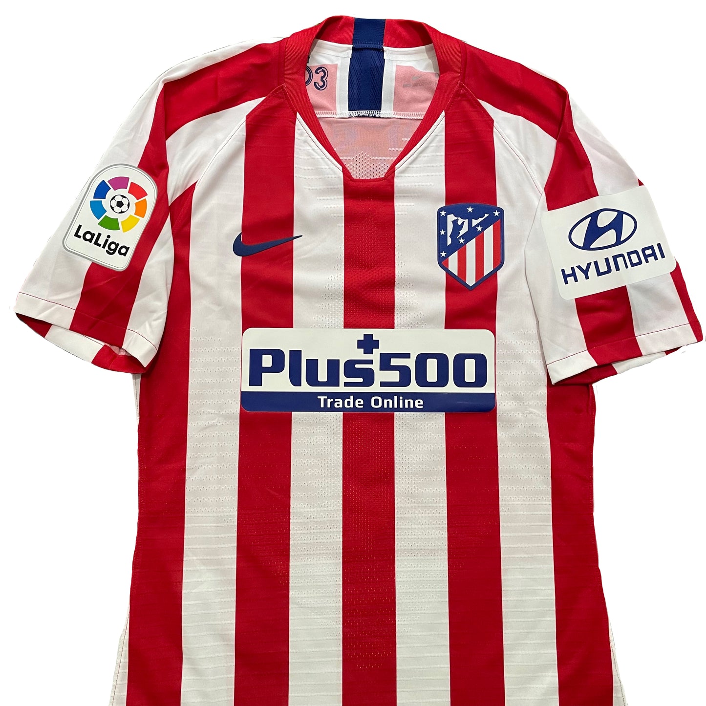 <tc>2019-2020 Atlético de Madrid Match Issue camiseta local LaLiga #7 João Félix (M)</tc>