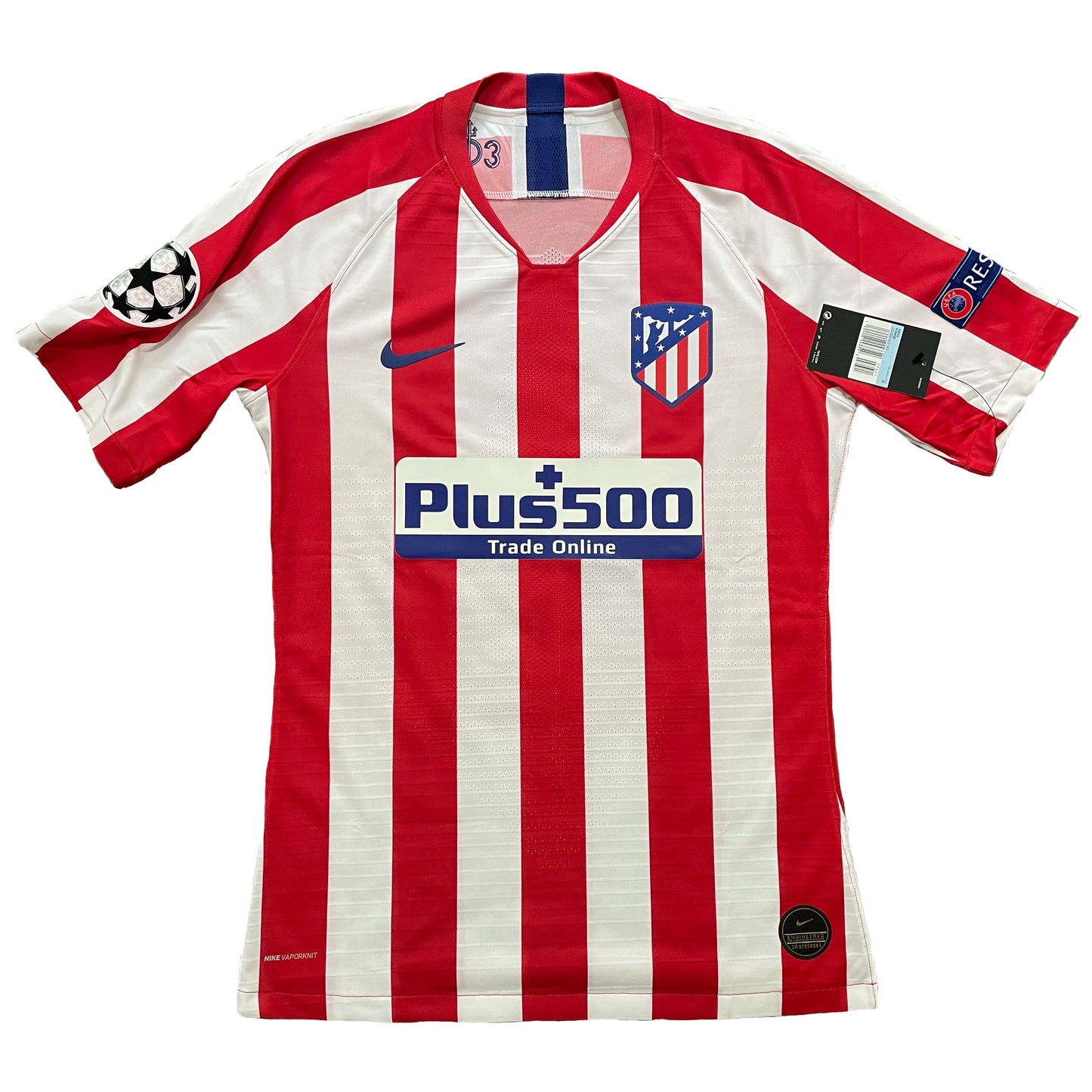 2019-2020 Atlético de Madrid Player Issue Champions League home shirt #7 João Félix (M)
