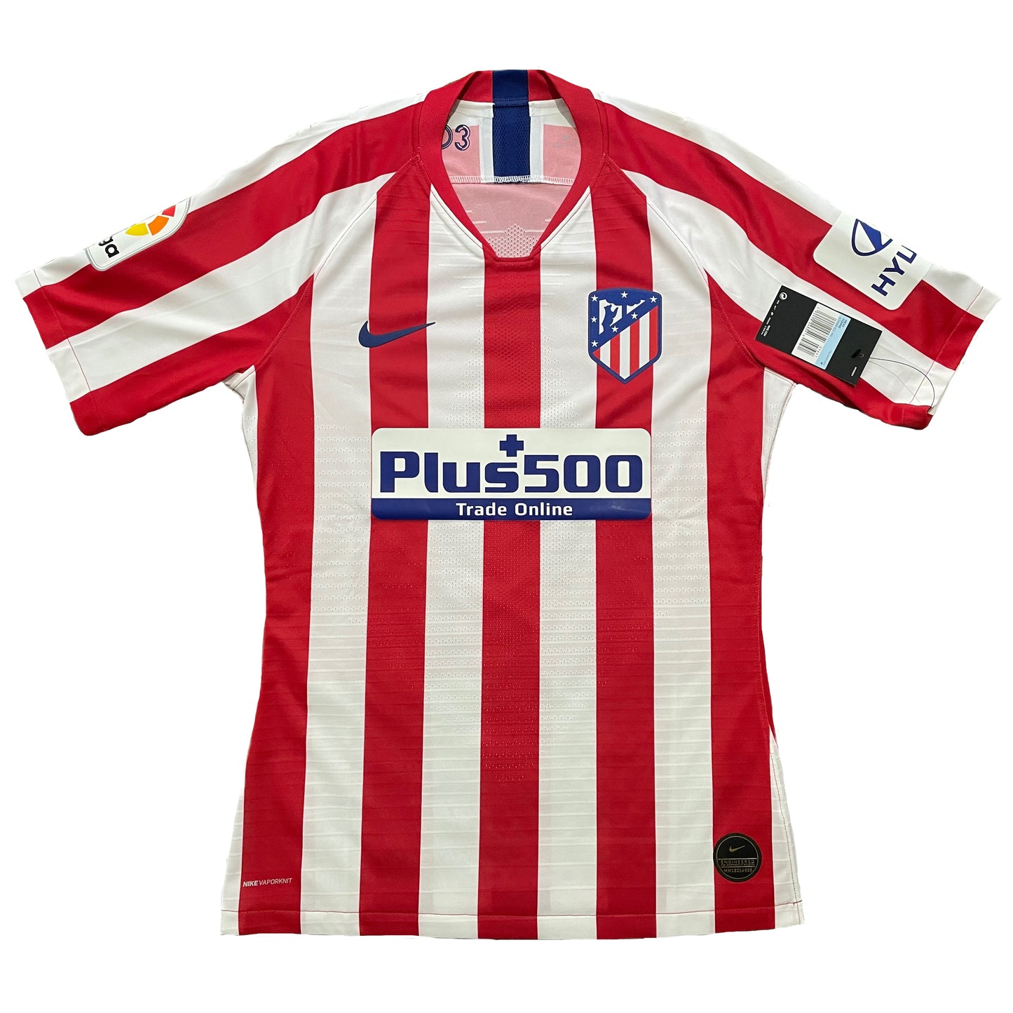 2019-2020 Atlético de Madrid Match Issue LaLiga home shirt #6 Koke (M)
