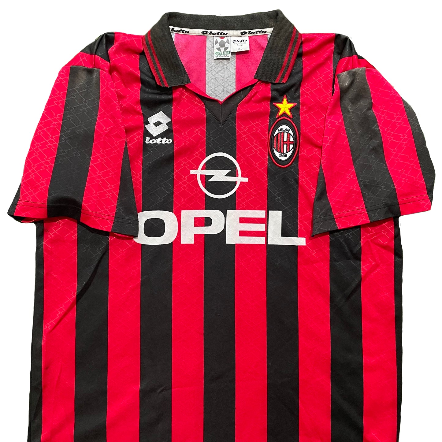 <tc>1995-1996 AC Milan camiseta local (XL)</tc>