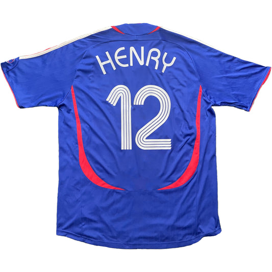 2006 World Cup France home shirt #12 Henry (XL)