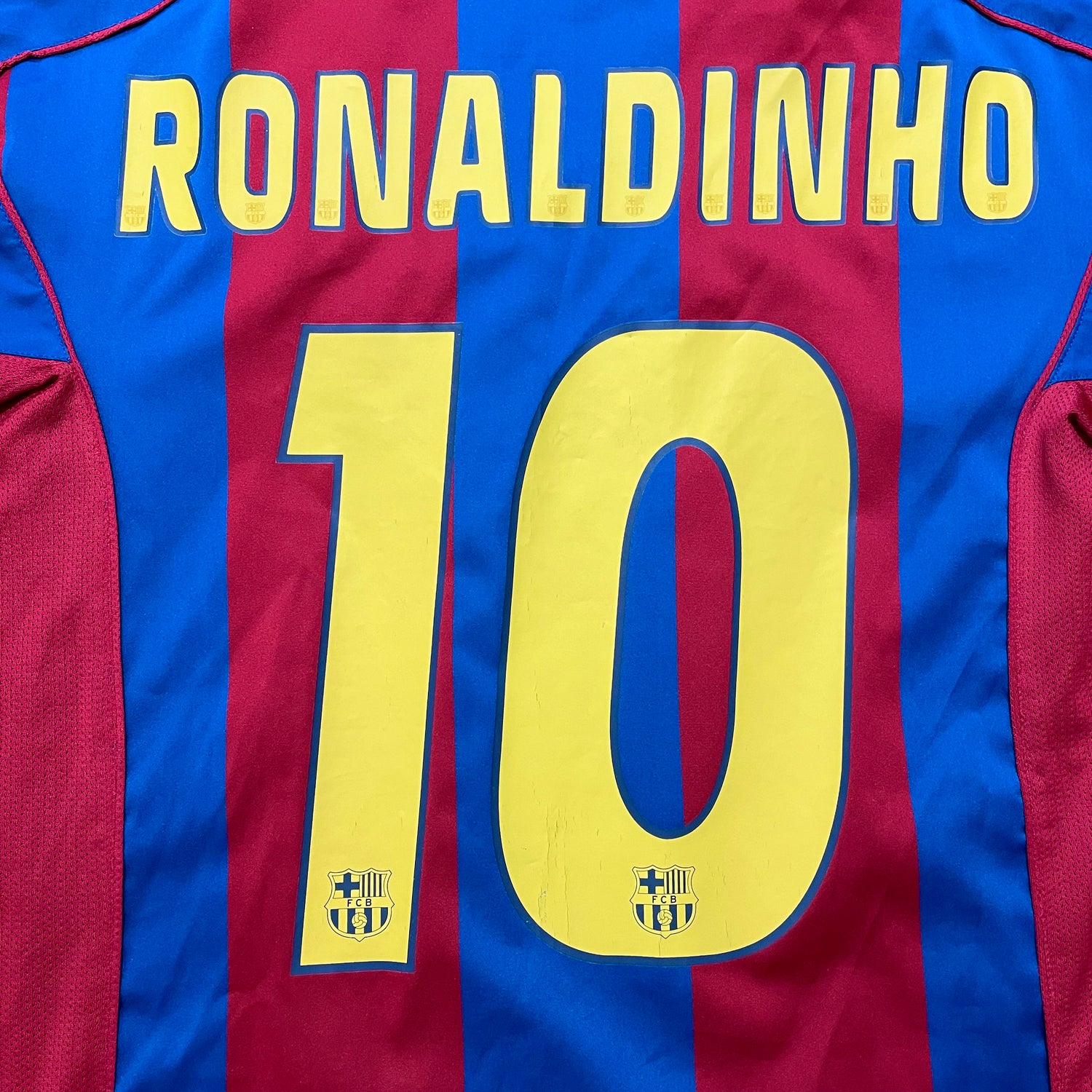 2004-2005 FC Barcelona camiseta local Ronaldinho (XL) – Football and