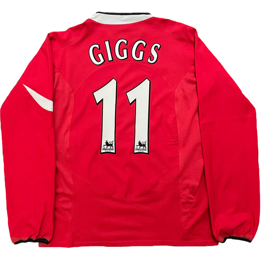 2004-2006 Manchester United FC home shirt #11 Giggs (L)