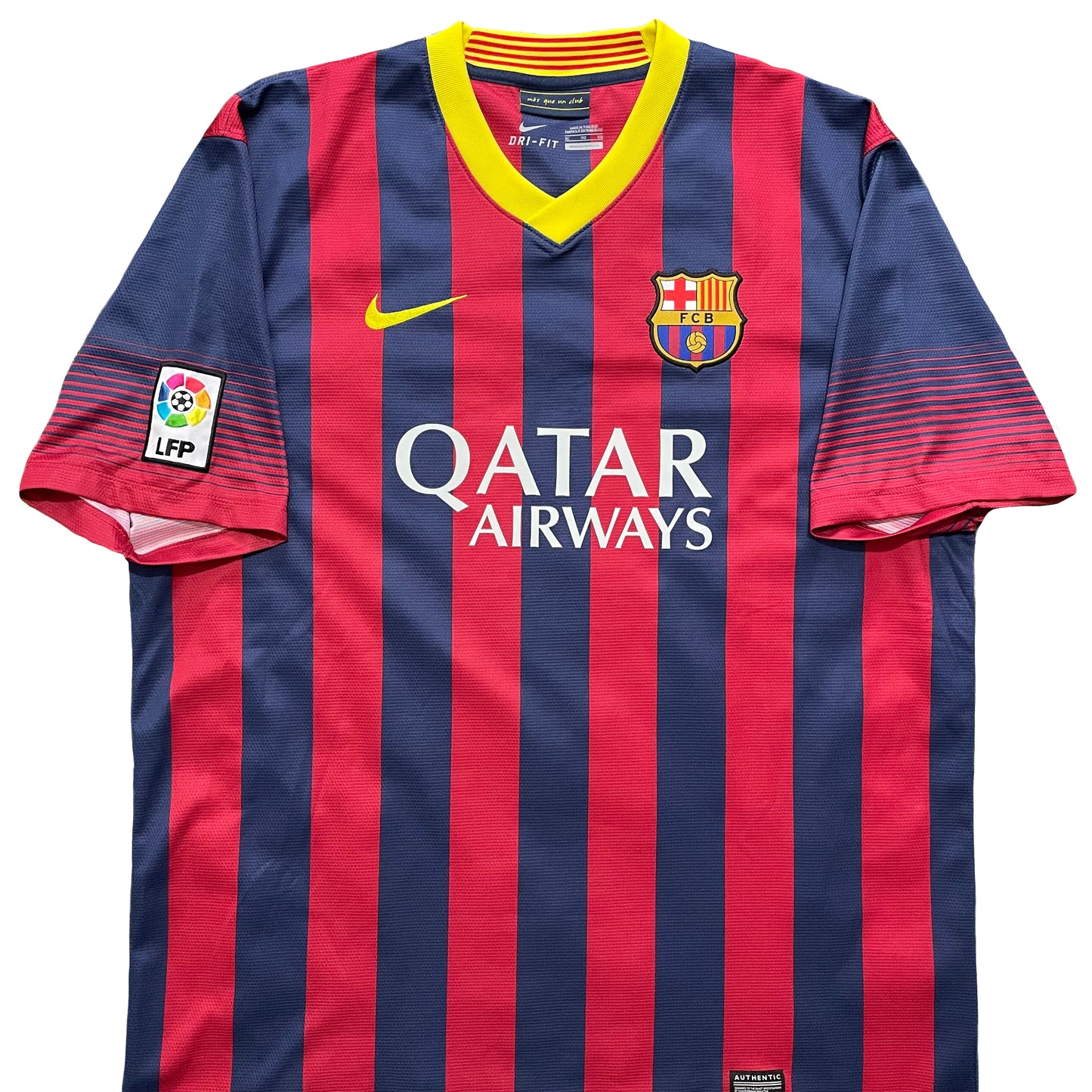 2013-2014 FC Barcelona home shirt #6 Xavi (XL)