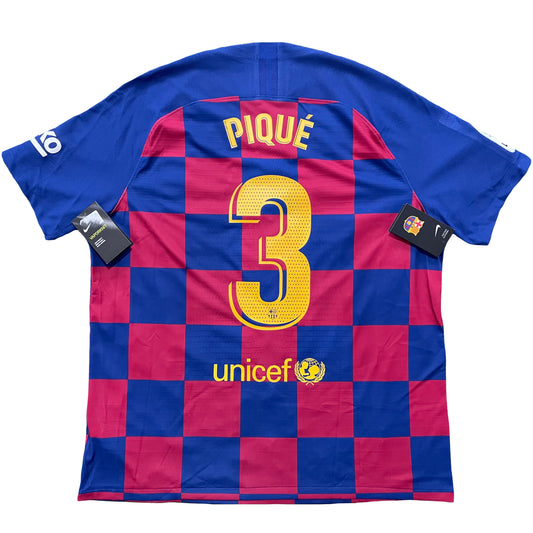 <tc>2019-2020 FC Barcelona camiseta local versi&oacute;n match #3 Piqu&eacute; (XXL)</tc>