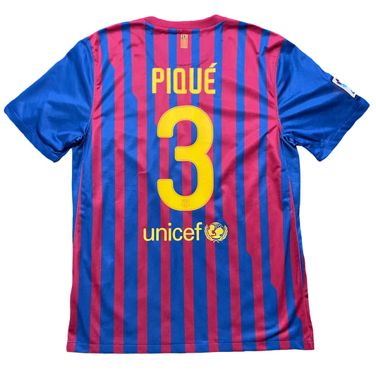 <tc>2011-2012 FC Barcelona camiseta local #3 Piqué (L)</tc>