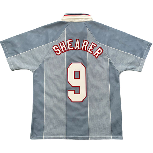 <tc>1996 Eurocopa Inglaterra camiseta visitante #9 Shearer (L)</tc>