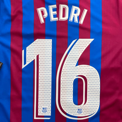2021-2022 FC Barcelona camiseta local #16 Pedri (S, XL)