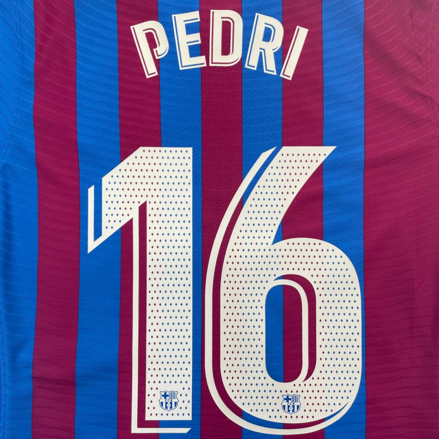 2021-2022 FC Barcelona Player Issue home shirt #16 Pedri (M)